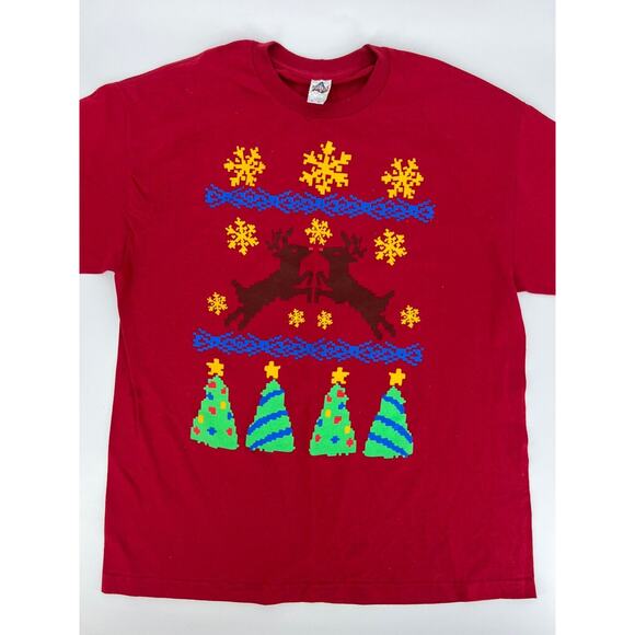 Alstyle Apparel & Activewear AAA Label Ugly Christmas "Sweater" T Shirt Size XL - Picture 1 of 6